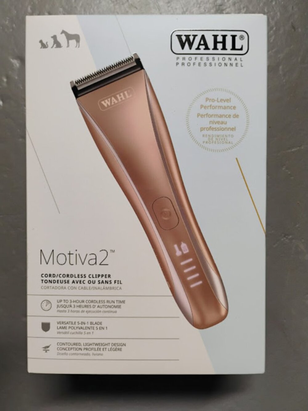 Wahl Motiva2 - Professional Pet Clipper for Pets - Brand New - Petite Orchid